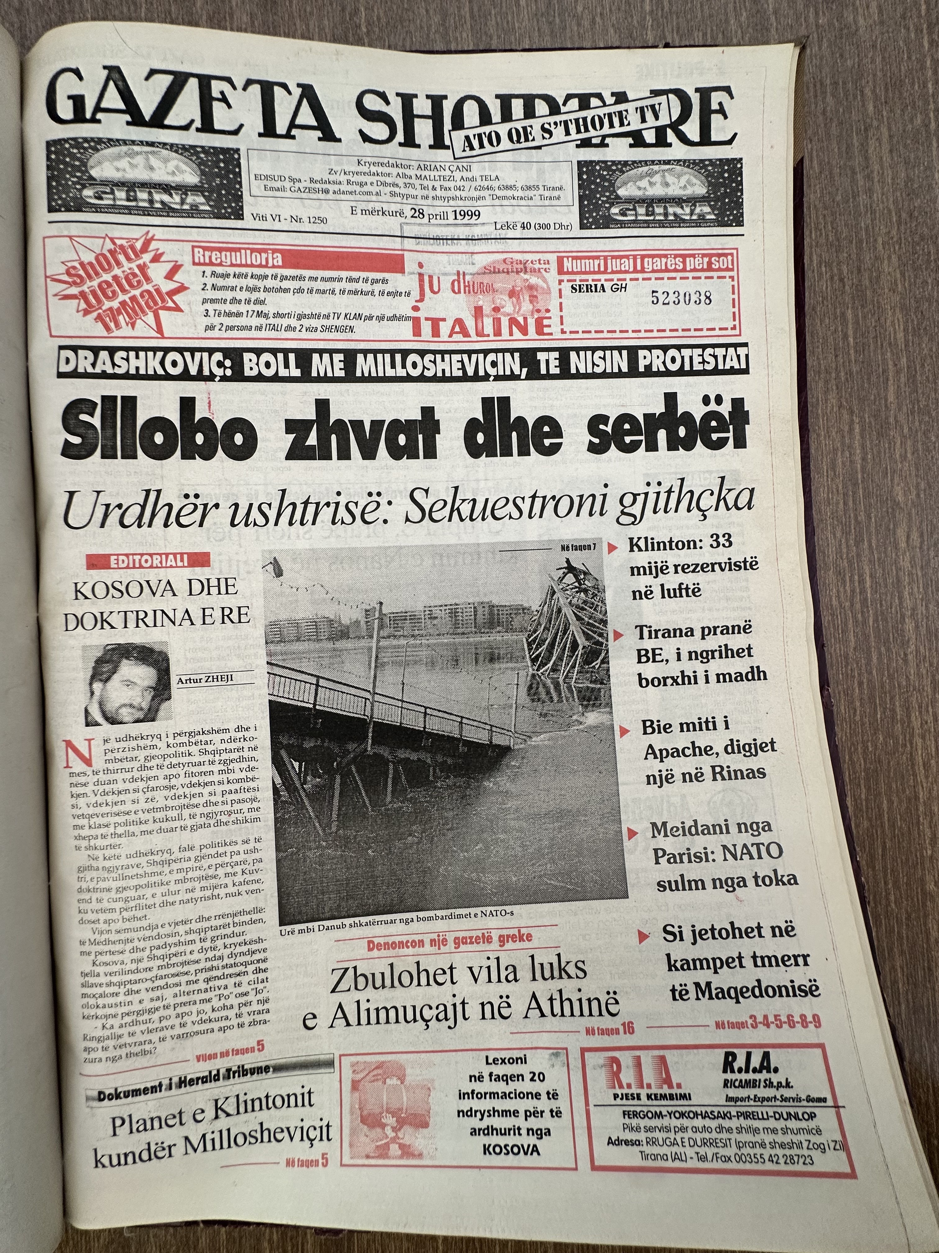 Gazeta Shqiptare 1999-04-28